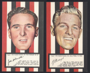 1953 Argus '1953 Football Portraits', large size (19.5 x 11.5cm), the complete set of St. Kilda players [6]. VF/EF. - 4