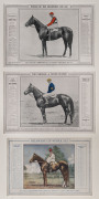 A collection of thirty-two Australian Newspaper and Magazine Supplements featuring Australian Racehorses, 1905-1946. Process and colour lithographs, with letterpress, all with title and text detailing each horse’s background and most with date above, in - 4