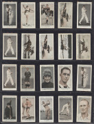 CIGARETTE CARDS: 1933 Godfrey Phillips 'Who's Who in Australian Sport', almost complete set (99/100) of the double-sided series. Cat.£370+. VF/EF. - 2