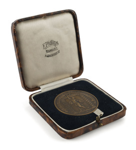 1934 2nd British Empire Games in London, Participation Medal 'British Empire Games/London/1934', bronze, 44mm diameter, in original presentation case.