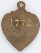 MELBOURNE CRICKET CLUB, 1906-7 membership badge, made by Stokes, No. 1772. - 2