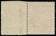 COMMONWEALTH OF AUSTRALIA: KGV Heads - Large Multiple Watermark: 1d Deep Carmine-Rose WATERMARK INVERTED, centred to lower-right as always found. Lovely fresh marginal MUH example, BW:74Ba - $4500+. Unmounted examples are seldom encountered. - 2