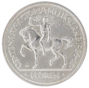 Coins - Australia: Two Shillings: 1934 Victoria Centenary Florin, Proof-Like Type 2, Choice/Unc condition retaining original lustre and bloom, Cat $3,750