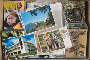 COMMONWEALTH OF AUSTRALIA: General & Miscellaneous: AAT 1950s-2010s Collection with pre-decimal Macquarie Island 1948 (Mar 7) registered FDC with 5/- Robes solo, 1955-57 Base covers, 1980s-early 2000s FDCs fine unaddressed including 1984-85 silks, also commemorative covers, postcard reprints, plus stamps with M/Ss & International Post; some other Antarctic material with USA 'Operation Deep Freeze' covers, Ross Dependency etc; condition generally fine. Plenty to view. (large qty)