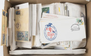 AUSTRALIA - First Day & Commemorative Covers: 1980s-1990s covers & PSEs with pictormark/commemorative cancels including with complete sets or single stamps including framas, some duplication, overall good variety in mostly very fine condition. (100s)