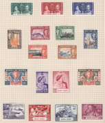 HONG KONG: 1938-70 mint collection with 1938-52 KGVI Defintives to $2 reddish-violet & scarlet and $5 green & violet including 30c yellow-olive SG.151, KGVI commemoratives complete including Silver Wedding set, QEII 1954-62 Definitives to $5, 1961-70 com - 5