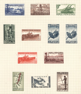 REST OF THE WORLD - General & Miscellaneous Lots: Northern Rhodesia to Papua New Guinea British Commonwealth Collection with Papua Lakatois mint & used to 1/-, PNG 1952 Pictorials mint & used sets to £1 plus optd 'SPECIMEN' 10/-, £1 & 1963 £1 Queen, 1952-64 imprint blocks of 4 to 2/6d including 1/7d Cattle, 1960 Postal Charges overprint set mint (ex SG. D1); other better selections from N. Rhodesia, Nyasaland, Pakistan, noting KGVI to QEII mint short sets to 2/6d or 5/- (or in equivalent curre