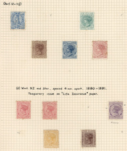 NEW ZEALAND: 1882-1966 Mint Collection with 2nd Sidefaces 1888-95 P12x11½ 2½d, 4d, 6d, 8d & 1/-, 1890-91 P12x11½ (Wmk 12c) 1d, 2d, 3d & 6d, KEVII 3d to 1/- plus Officials, KGV to 1/- (3) including No Wmk set, plus Officials 4d to 9d (2) & 1/- noting ½d No stop ovpt variety, 1926-34 Admirals with Jones 2/- (2) & 3/-, Cowan 2/- & 3/- plus 2/- Official, 1931 Smiling Boys set mint & used, Pictorials 1935 Single Wmk to 3/- including 4d strip of 3 with Retouches (2) & 2/- Watermark inverted,