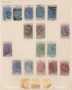 NEW ZEALAND: 1873-1966 Mostly Used Collection with 1st Sidefaces to 2/- (pen cancel) including 4d, 2nd Sidefaces to 1/- with perf & wmk variants and a few varieties, Pictorials to 2/- (8) & 5/- (fiscal) with wmk variants and Officials to 2/-, 1d Dominion - 2