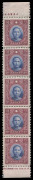 CHINA: 1938-41 Sun Yat-sen issues in multiples including No Wmk P12½ most values to $1, $2 & $5 blocks of 18, all with sheet numbers, plus $10 corner block of 8; also watermarked Perf 14 $5 strip of 3 plus $1, $2, $10 & $20 strips of 5 plus 1940 Postage