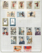 CHINA - Peoples' Republic of China: 1960-71 mostly mint sets mounted on album pages including 1960 Chrysanthemums (Cat. &pound;500), 1962 Mei Lan-fang mint (Cat. &pound;1100) & CTO, 1963 Giant Pandas, Butterflies (some toning) & Monkeys, Hwangshan Landscapes (Cat. - 2