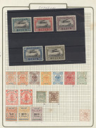 CHINA: 1870s-1940s mostly used collection with 1885-88 5ca, 1897 2c on 3c red revenue (Cat. £200), 1898-1910 Imperial Post to $5 used,1921 Air set mint (gum adhesions, Cat. £350), Sun Yat-sen 1931-37 1st & 2nd Issue to $5 mint & 1938-41 to $20 mint (2); - 3