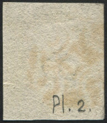 GREAT BRITAIN: 1840 (SG.2) 1d black Plate 2 [KE], complete balanced margins, neatly struck Maltese Cross cancel in brownish-red, Cat. &pound;375. - 2