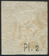 GREAT BRITAIN: 1840 (SG.2) 1d black Plate 2 [KE], complete balanced margins, neatly struck Maltese Cross cancel in brownish-red, Cat. £375. - 2
