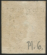 GREAT BRITAIN: 1840 (SG.2) 1d black Plate 6 [AH], complete closely-cut balanced margins, neatly struck Maltese Cross cancel in vermilion-red, Cat. &pound;425. - 2
