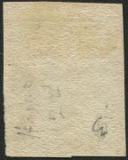 VICTORIA: 1850-53 (SG.13b) Half-Lengths Fifth Printing 'White Veils' 2d lilac-drab, trivial central thin, just cut-into at base, tidily struck barred oval, Cat. &pound;180. - 2