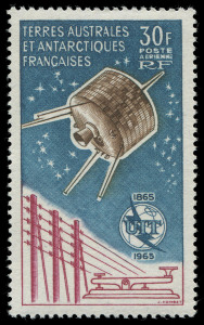 FRENCH COMMUNITY: French Antarctic Territories 1950s-80s mostly mint or MUH selection with better items including 1965 30f ITU MUH, 1974 Ships (ex 150f), 1989 $5 Philexfrance sheetlet MUH; plus other better singles values and part-sets, plus a couple of 