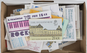 SWEDEN: 1960s-90s booklet accumulation, most retailing between €5 and €15, generally very fine condition, very little, if any, duplication. Hard to source in this quantity. (100+).