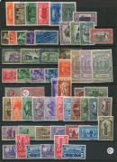 ITALY: 1923-48 mint and used array with better mint sets including 1923 National Militia (Cat €250) 1928 Pro Opera MVLH (Cat €150), 1930 Virgil (ex 50c & 1l Airs, Cat €450) plus 5l +1.50l & 10l + 2.50l used, 1931 Padua, 1932 Portraits (Cat €200), 1932 Ma - 2