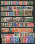 ITALY: 1923-48 mint and used array with better mint sets including 1923 National Militia (Cat €250) 1928 Pro Opera MVLH (Cat €150), 1930 Virgil (ex 50c & 1l Airs, Cat €450) plus 5l +1.50l & 10l + 2.50l used, 1931 Padua, 1932 Portraits (Cat €200), 1932 Ma - 3