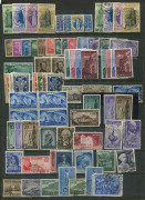 ITALY: 1948-2000s mint and used collection with plenty of better items including 1949 Venice set mint, 50l UPU block of 4 (lower units MUH, Cat €400+), 100l Romana used, Marshall Plan MUH, 1950 Radio Conference MVLH and used, 1952 60l Aeronautic block o - 2