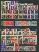 ITALIAN COLONIES: Array on hagners with selections from Trieste (ovpts on Italy), Cyrenaica, Eritrea, Libya, Somalia, Tripolitania and Italian POs Abroad, plenty of better items including Rhodes 1929 5c to 5l Pictorials in blocks of 4 MUH (Cat &euro;800+) an - 3