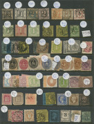 GERMAN STATES: Collection with Bavaria imperf Numerals 1849 3k blue (7, one on piece), 1850-58 1k (2), 6k (3), 1862-63 Colour Change 3k (2) & 6k (2), Arms imperfs to 7k, perforated to 2m plus 3m mint & used, 1911-13 Leopold to 2m (2) plus 3m 'BASF' perf - 2