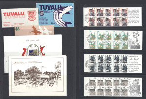 REST OF THE WORLD - General & Miscellaneous Lots: 1930s-2000s Booklets mostly from 1980s-90s Germany, others from Italy, Monaco, Netherlands, Norway & Vatican; also British Commonwealth including Canada 1942-46 25c SB39 (some rust), plus Kiribati, Mauritius, NZ & Tuvalu, mostly fine.