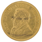 Coins - World: South Africa - coins: SOUTH AFRICA: 1 Pond gold, 1894, 7.98grams of 916/1000 gold, F/VF, in small presentation box. - 2