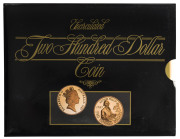 Coins - Australia: Gold: TWO HUNDRED DOLLARS: 1987 Arthur Phillip in presentation folder, Unc. - 3