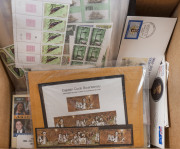 COMMONWEALTH OF AUSTRALIA: General & Miscellaneous: Consignment balance of mostly 1980s-90s unaddressed FDCs (toning in places) in six volumes; 1994 Year of the Family & 1995 Weary Dunlop PNCs; also Territories including with AAT 1966 Defintives stamp pac - 3