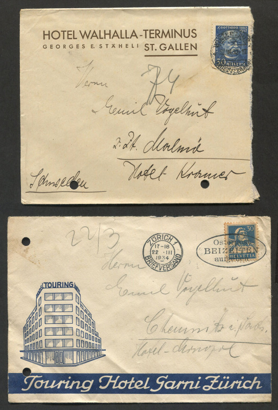 REST OF THE WORLD - General & Miscellaneous Lots: Latvia 1939 covers mostly sent at 20s inland surface rate to Sweden (7, letters to Sweden were permitted at this rate from 1st Feb.1937 until 27th Feb.1940) or 35s international airmail rate (20, one tax