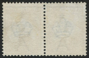 COMMONWEALTH OF AUSTRALIA: Kangaroos - First Watermark: 5/- Grey & Yellow horizontal pair with complete strike of "MELBOURNE/DE3/13" CTO datestamp, well centred, without gum, BW:42wb - $600+. Complete CTO strikes are rare. - 2