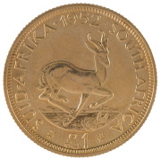 Coins - World: South Africa - coins: SOUTH AFRICA: Sovereign Pound, King George VI, 1952, EF.