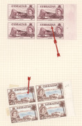 REST OF THE WORLD - General & Miscellaneous Lots: British Commonwealth 'G' to 'T' countries early QEII mint varieties with Gibraltar 1953-59 5d & 1/- Re-entries SG.152a & 154a, Hong Kong 1954 $1 "Short leg to R" with Plate 1 tab (Cat £150), Nigeria 1953