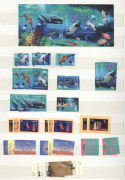 COMMONWEALTH OF AUSTRALIA: Decimal Issues: 1980s-2000s issues MUH in stockbook, may sets duplicated, values to $10 International Post & $10 Wetland Birds (3, one a M/S) ; also some AAT, Cocos & Christmas Island; Australian material alone with FV:$320+. - 2