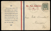 FIJI - Postal History: FIJI - Postal History: EARLY FLIGHT COVERS: 14 July 1930 Lautoka - Suva (2, one signed by the pilot); 14 July 1930 Lautoka - Nausori; 17 March Suva - Lautoka; 21 March 1933 Levuka - Suva & 13 April 1933 Suva - Buca Bay. All are Fij - 3
