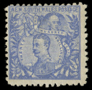 NEW SOUTH WALES: 1890 (SG.264) 20/- cobalt-blue, perf.10. Fresh Mint. Cat.&pound;500.