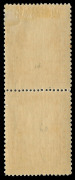 TASMANIA: 1905-12 (SG.247db) 4d orange-yellow, perforated 12&frac12; x 11, upper unit Mint, lower unit MUH. Cat.&pound;1000+. - 2