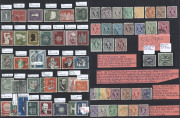 GERMANY: Substantial collection on stock pages, stock cards, etc. Has been annotated using SG numbers and catalogue value (provided by the vendor) estimated at &pound;12,000. Includes Belgian Occupation issues, Weimar Republic, Third Reich period, British and 