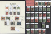 GERMANY: Substantial collection on stock pages, stock cards, etc. Has been annotated using SG numbers and catalogue value (provided by the vendor) estimated at &pound;12,000. Includes Belgian Occupation issues, Weimar Republic, Third Reich period, British and - 2