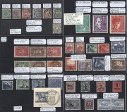 GERMANY: Substantial collection on stock pages, stock cards, etc. Has been annotated using SG numbers and catalogue value (provided by the vendor) estimated at &pound;12,000. Includes Belgian Occupation issues, Weimar Republic, Third Reich period, British and - 3