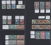 GERMANY: Substantial collection on stock pages, stock cards, etc. Has been annotated using SG numbers and catalogue value (provided by the vendor) estimated at &pound;12,000. Includes Belgian Occupation issues, Weimar Republic, Third Reich period, British and - 4