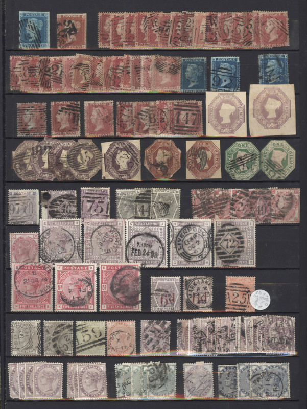 GREAT BRITAIN: GREAT BRITAIN: 1841 - 1967 duplicated collection/accumulation in very full large KABE stockbook. Condition varies, as would be expected, but there are pickings throughout. Many opportunities for the reseller. (100s). [Allow plenty of time.