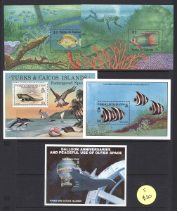 REST OF THE WORLD - General & Miscellaneous Lots: British Commonwealth thematically appealing array of souvenir & miniature sheets, (200+) on Hagner pages. A fabulous range, ideal for resale with themes noted including African Animals, Birds, Christianity, Dinosaurs, Europa, Flowers, Maps, Marine Life, Olympics, Rowland Hill, Royalty, Scouting, Ships, Space Exploration, Trains, UPU, etc. Priced to sell @ $700+.