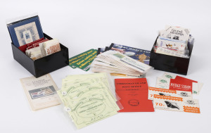 AUSTRALIA - Booklets: A decimal period accumulation of official & semi-official issues in a box. Also noted several PNG, etc. (qty).
