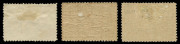 COMMONWEALTH OF AUSTRALIA: Other Pre-Decimals: 1932 5/- Sydney Harbour Bridge: 3 examples, (2 Mint, with minor gum thins; 1 commercially Used). All of attractive frontal appearance. - 2