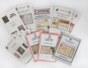 COMMONWEALTH OF AUSTRALIA: Philatelic Literature & Accessories: Australian Colonies: Selection of mostly Robson Lowe auction catalogues including 'Victoria - The JRW Purves Collection Parts I to IV (1980-81), 'NSW - The Dr WRD Wiggins Collection' (1981), 