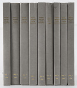 COMMONWEALTH OF AUSTRALIA: Philatelic Literature & Accessories: General Titles: 'Postal History International Vols 1 to 9' (1972-80) hardbound, published by Proud Bailey. An invaluable resource for the postal historian.