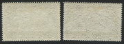 AUSTRIA: 1933 50gr "WIPA" Exhibition, singles on Ordinary & Granite paper, (2) MVLH. (Mi.555-56). - 2